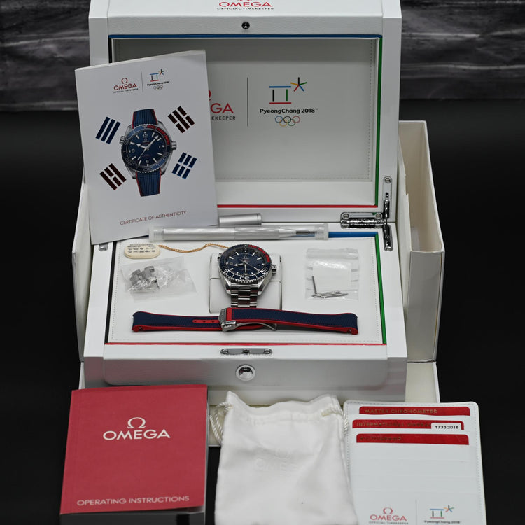 Omega Seamaster Planet Ocean 600 m – PyeongChang 2018 Limited Edition (Ref. 522.32.44.21.03.001)