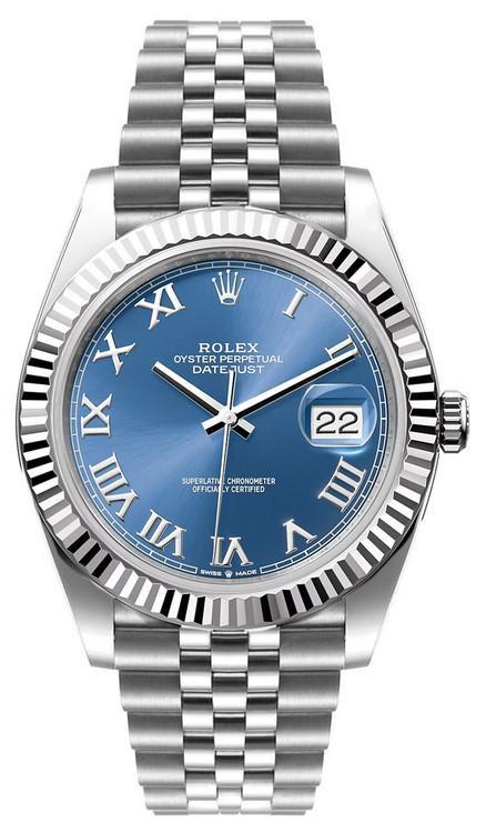 Rolex Datejust 41 Ref. 126334 Blue Roman Dial