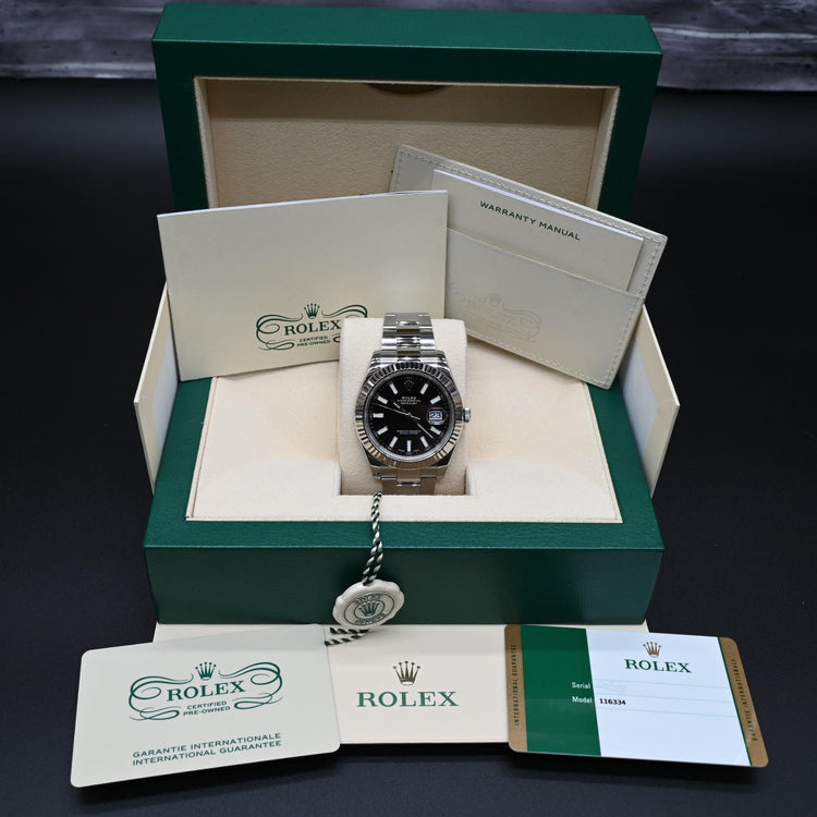 Rolex Datejust 41 – Ref. 116334 (Black Dial)