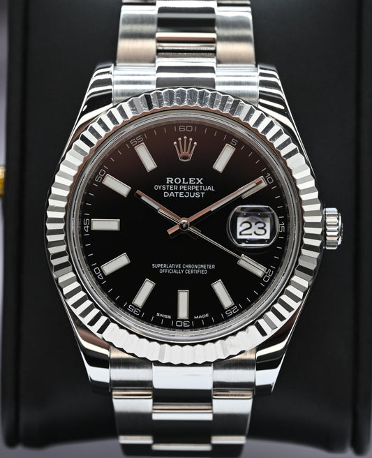 Rolex Datejust 41 – Ref. 116334 (Black Dial)