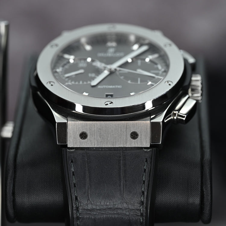 Hublot Classic Fusion Racing Grey Chronograph Titanium 45 mm, reference 521.NX.7071.LR