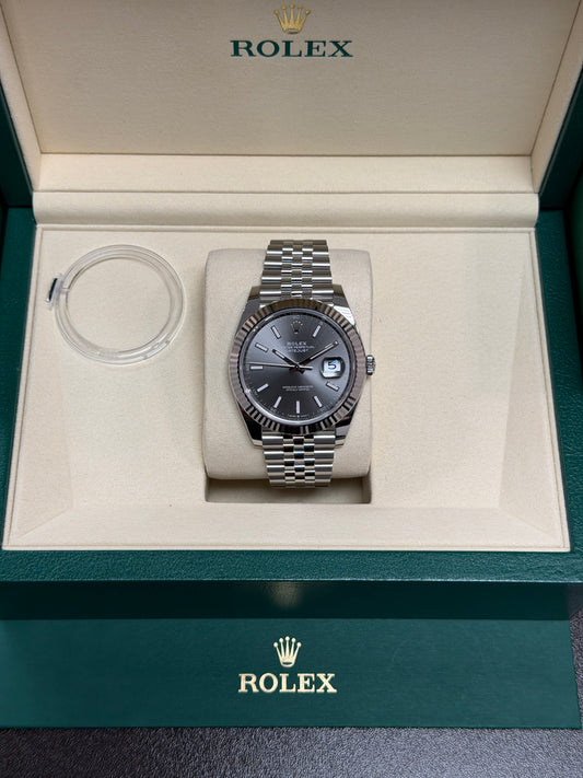 Rolex Datejust 41 – Ref. 126334 “Slate Dial” (2025) – Brand New