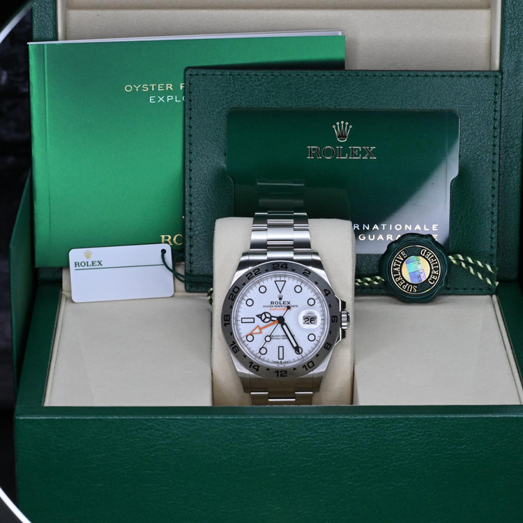 Rolex Explorer II 226570 – White Dial “Polar” Brand New