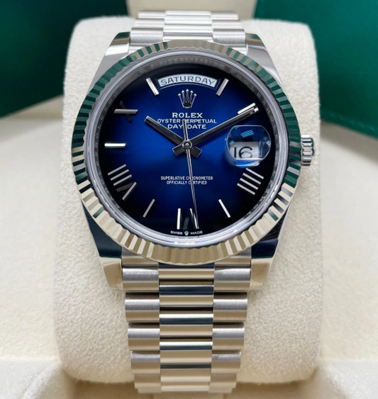 Rolex Day-Date 40 Ref. 228239 Blue Ombre Dial