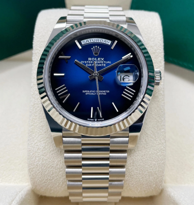 Rolex Day-Date 40 Ref. 228239 Blue Ombre Dial