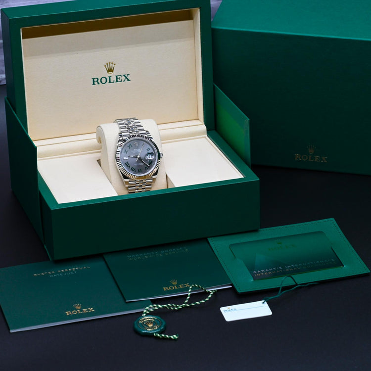 Rolex Datejust 41 – Ref. 126334 “Wimbledon Dial” (2025) – Brand New / Unworn