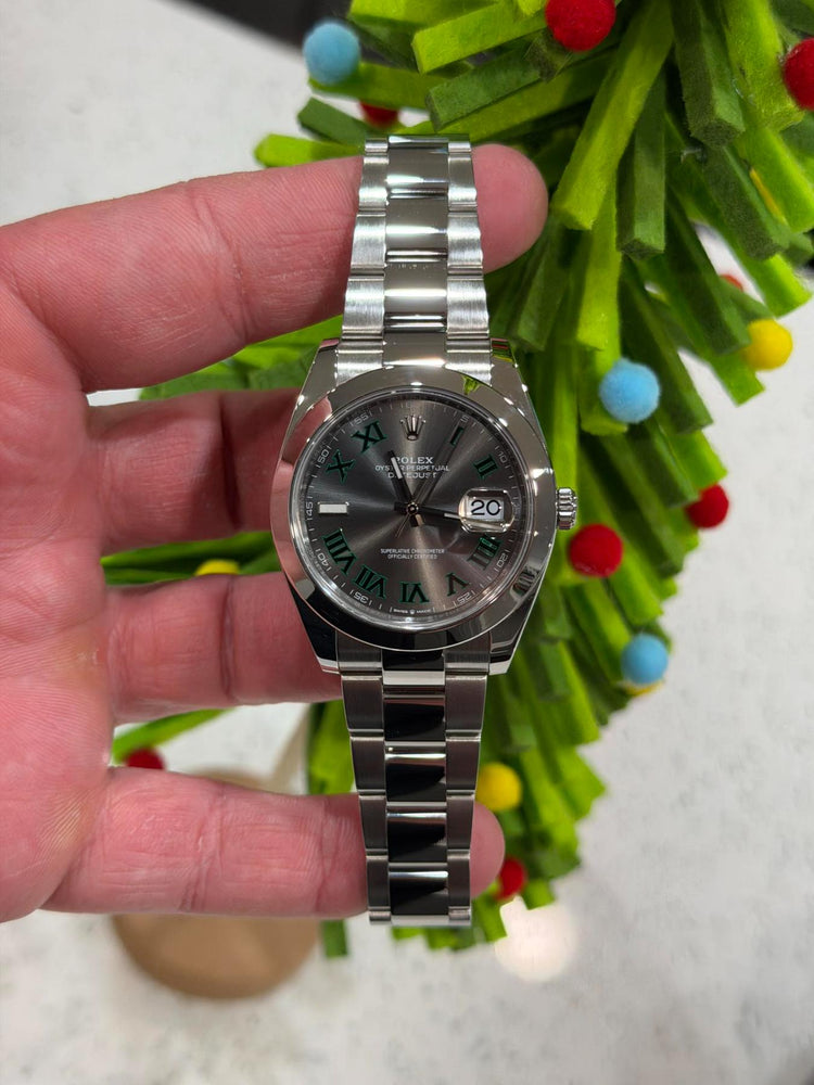 Rolex Datejust 41 – Ref. 126300 “Wimbledon Dial” (Oyster Bracelet)