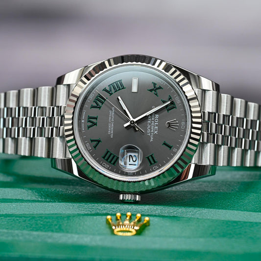 Rolex Datejust 41 – Ref. 126334 “Wimbledon Dial” (2025) – Brand New / Unworn
