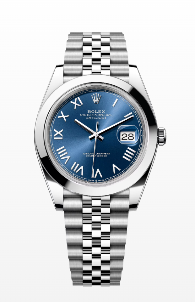 Rolex Datejust 41 Ref. 126300 Blue Roman Dial 2026