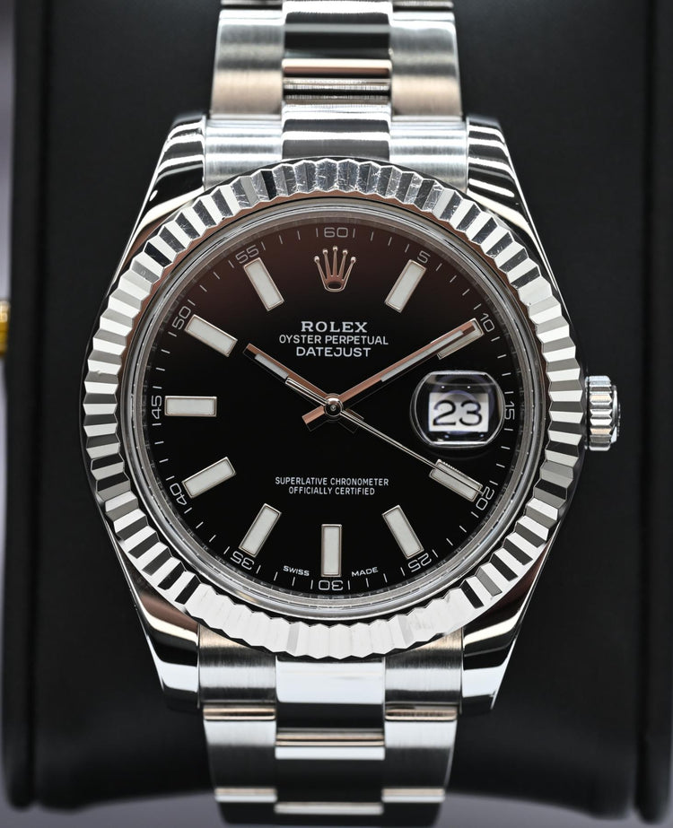 Rolex Datejust 41 – Ref. 116334 (Black Dial)