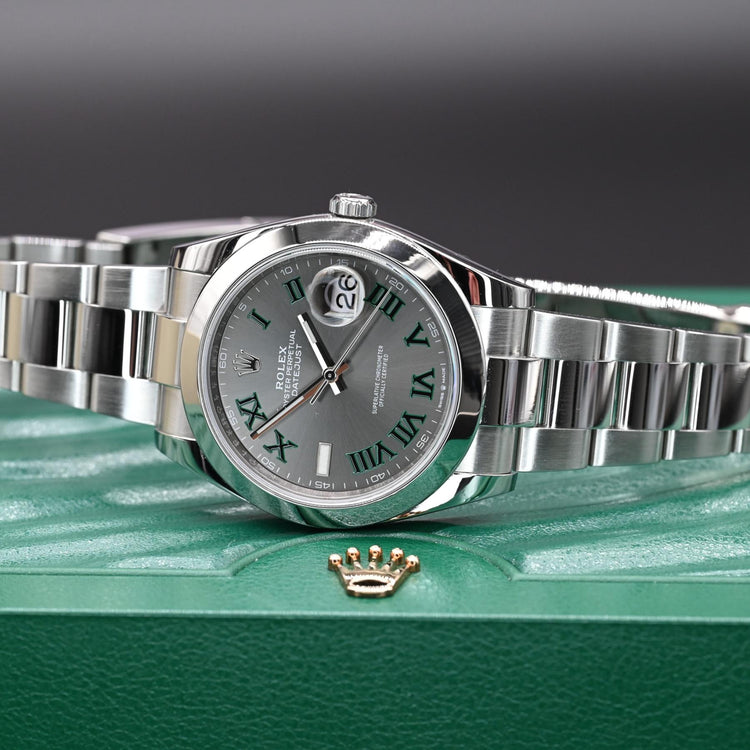 Rolex Datejust 41 – Ref. 126300 “Wimbledon Dial” (Oyster Bracelet)