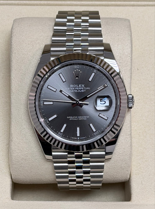Rolex Datejust 41 – Ref. 126334 “Slate Dial” (2025) – Brand New