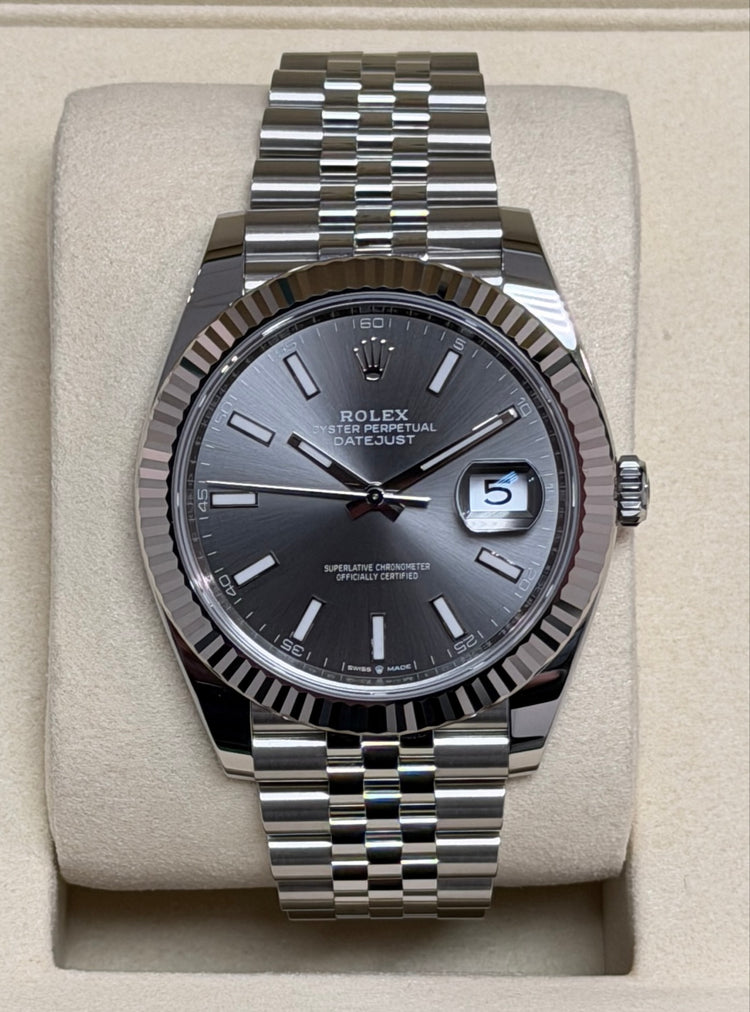 Rolex Datejust 41 – Ref. 126334 “Slate Dial” (2025) – Brand New