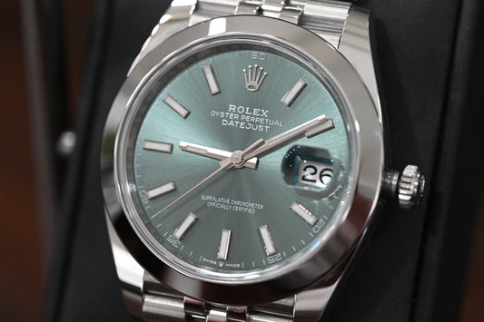 Rolex Datejust 126300 MINT GREEN