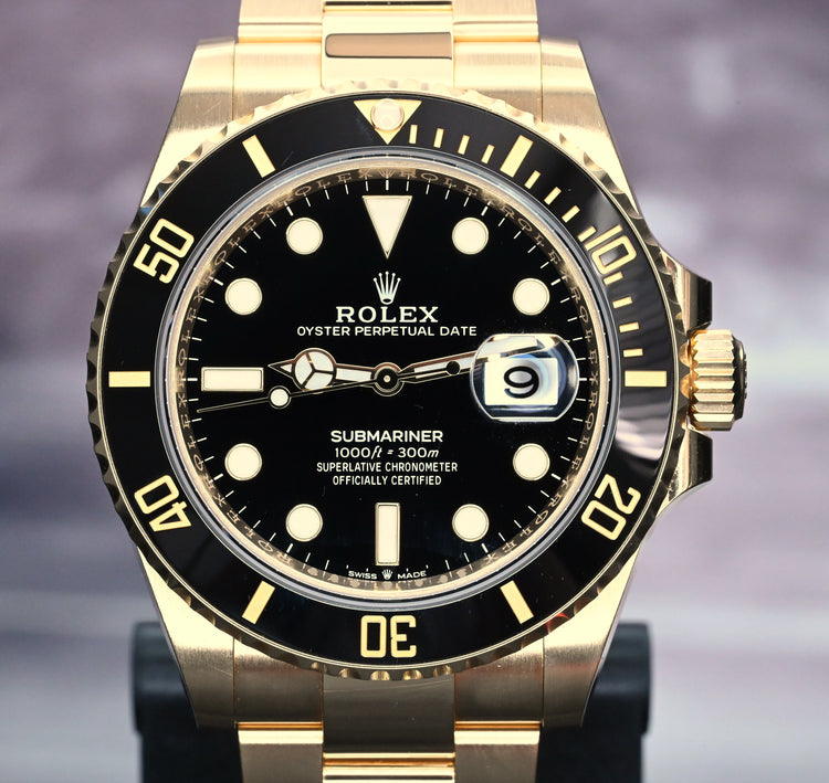 Rolex Gold Submariner 126618LN Black