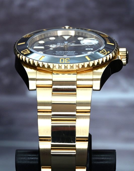 Rolex Gold Submariner 126618LN Black