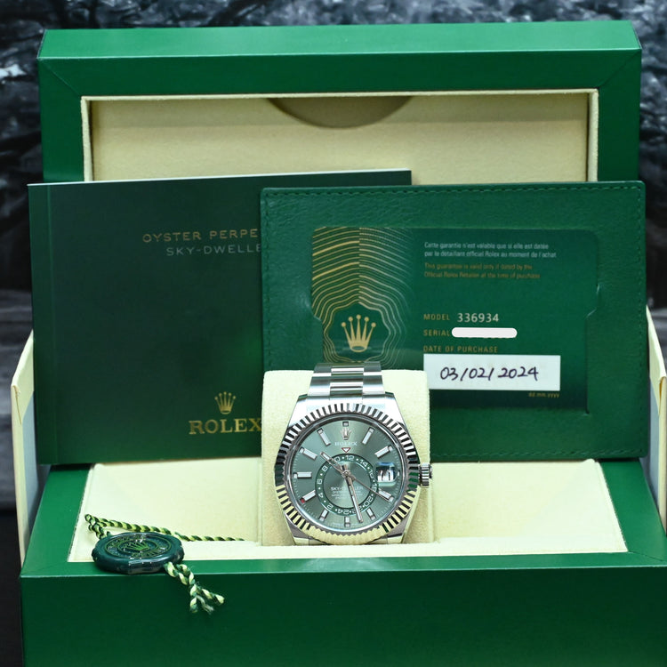 Rolex Sky-Dweller 336934 Mint Green 2024