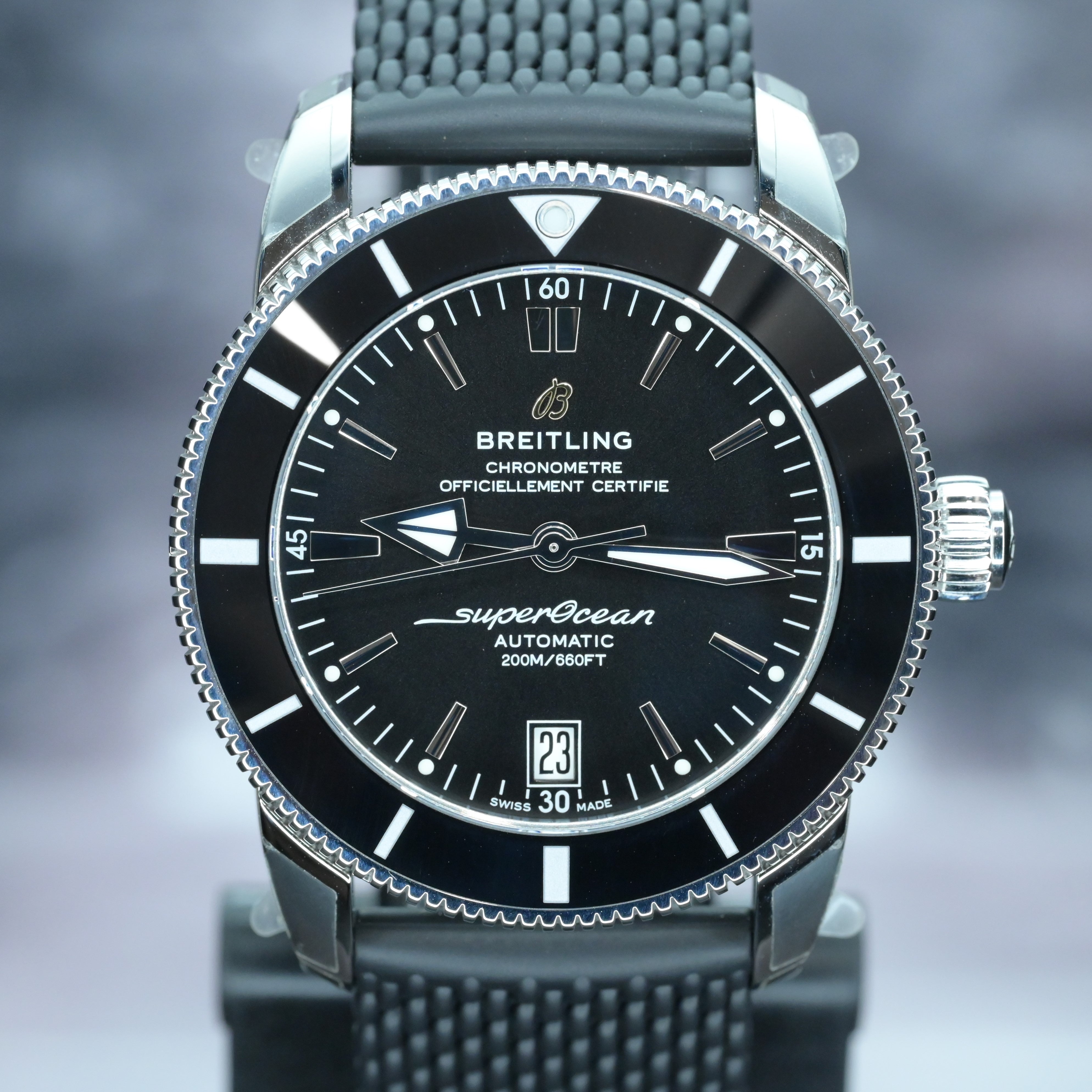 Breitling Superocean Heritage II Ref. AB2010 Black Dial on Rubber S