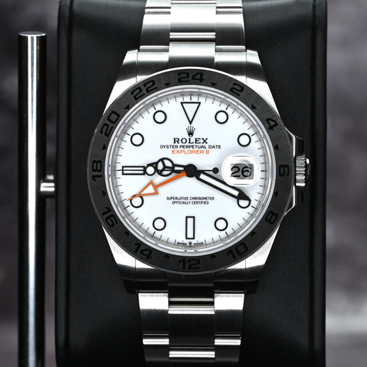 Rolex Explorer II 226570 – White Dial “Polar” Brand New