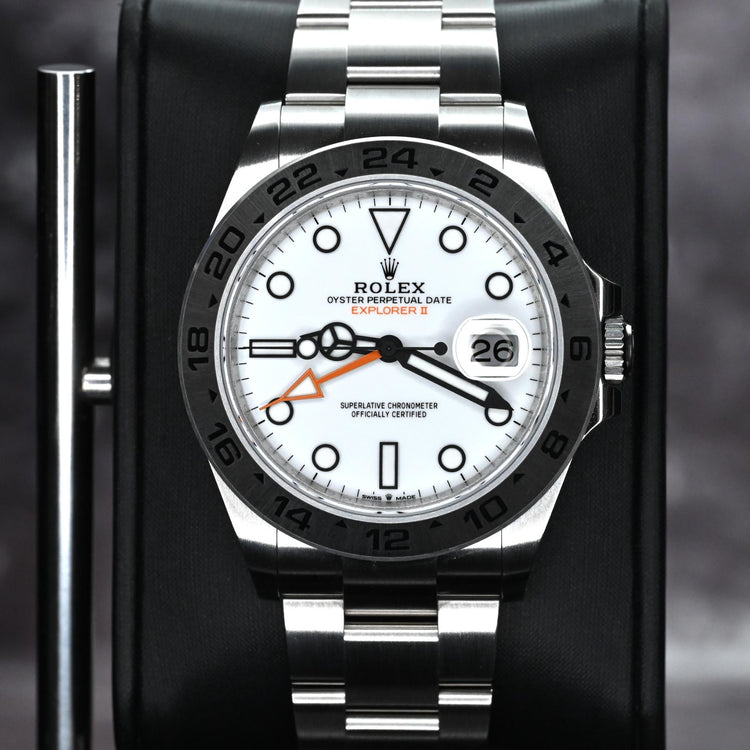 Rolex Explorer II 226570 – White Dial “Polar” Brand New
